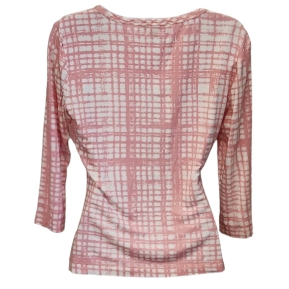 St John 3/4 Sleeve Scoop Neck Top - Picture 3 of 5